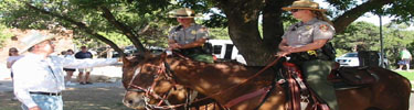 South Rim Rangers on horseback